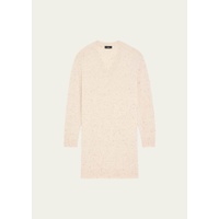 띠어리 Theory Wool-Cashmere Short Donegal Sweater Dress 4647139