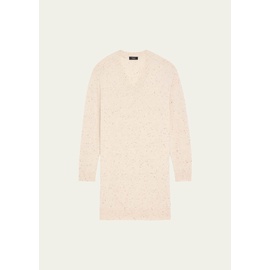 띠어리 Theory Wool-Cashmere Short Donegal Sweater Dress 4647139
