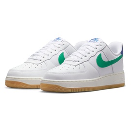 Nike Air Force 1 07 Sneaker 664181_WHITE/ GREEN/ ROYAL/ SANDDRIFT