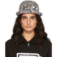 We11done Multicolor Crochet Logo Bucket Hat 221327F015011