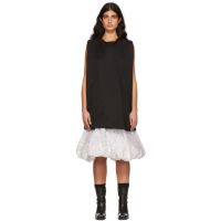 We11done Black Wool Mini Dress 221327F052001