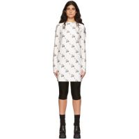 We11done White Artwork Dress 221327F052010