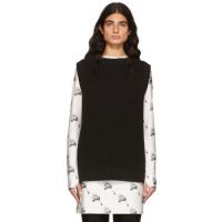 We11done Black Cotton Vest 221327F096013