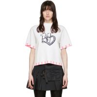 We11done Pink Viscose T-Shirt 221327F110000