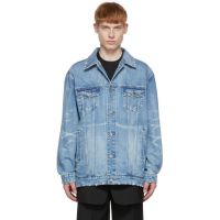We11done Blue Trucker Denim Jacket 221327M177010