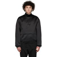 We11done Black Polyester Jacket 221327M180009