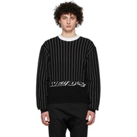 We11done Black Rayon Sweater 221327M205003