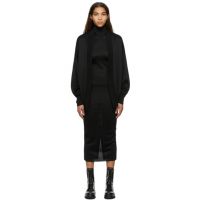 ALAIA Black Cardi Midi Dress 221483F054001