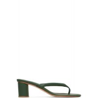 Maryam Nassir Zadeh Green Nile Thong Heeled Sandals 221779F125005