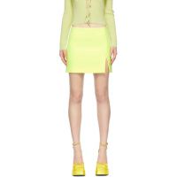 Blumarine Yellow Polyester Mini Skirt 221901F090012