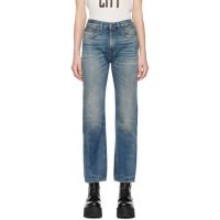 R13 Blue Courtney Slim Jeans 222021F069028