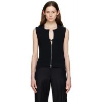 Aya Muse Black Mason Tank Top 231188F111013