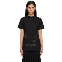 We11done Black Printed T-Shirt 231327F110021