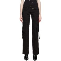 Blumarine Black Eyelet Trousers 231901F087021