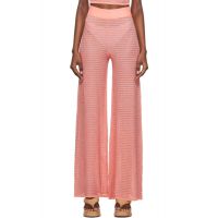 REMAIN Birger Christensen Orange Striped Lounge Pants 231985F086011