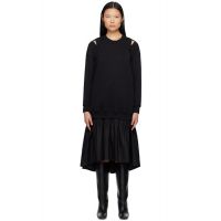3.1 Phillip Lim Black Layered Midi Dress 232283F054017