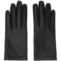 The Row Black Lorella Gloves 232359F012000