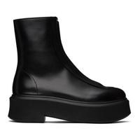 The Row Black Zipped I Boots 232359F113000