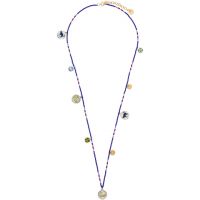 Marni Blue Beaded Necklace 232379M145003
