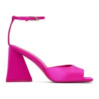 The Attico Pink Piper Heeled Sandals 232528F125026