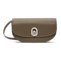 Savette Brown Tondo Crescent Bag 241163F048008