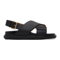 Marni Black Fussbett Sandals 241379F124017