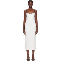 Paris Georgia SSENSE Exclusive White Heart Midi Dress 241438F054008