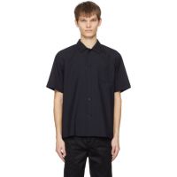 Sacai Navy Stripe Shirt 241445M192006
