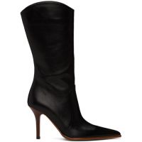 Paris Texas Black Ashley Mid-Calf Boots 241616F114000