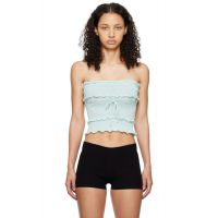 GUIZIO Blue Balena Tube Top 241897F111014