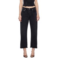 Citizens of Humanity Black Dahlia Bow Leg Baby Roll Jeans 242030F069030