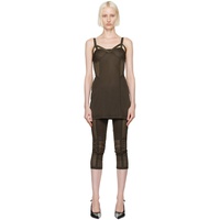 KNWLS Brown Grace Minidress 242148F052003