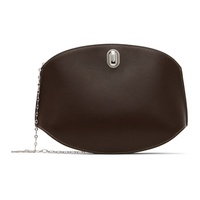 Savette Brown Tondo Chain Crossbody Bag 242163F048000