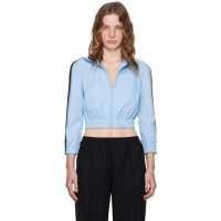 Alexanderwang.t Blue Logo Tape Track Jacket 242214F063000