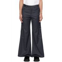 KUSIKOHC Gray Right To Fail Oversized Trousers 242216M191019