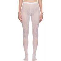 WARDROBE.NYC White Lace Tights 242277F085006