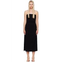 Proenza Schouler Black Shira Midi Dress 242288F054001