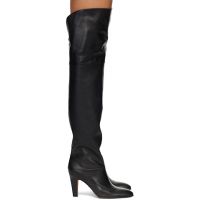 Chloe Black Eve Thigh High Boots 242338F115001