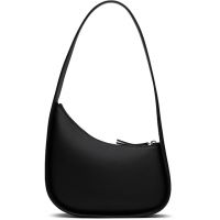 The Row Black Half Moon Bag 242359F048003
