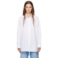 The Row White Luka Shirt 242359F109004