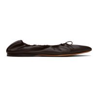 The Row Brown Awar Ballerina Flats 242359F118013