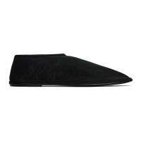 The Row Black Sock Slippers 242359F121011