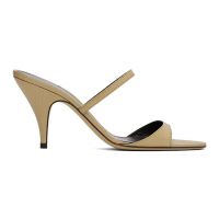 The Row Beige Vika Heeled Sandals 242359F125008