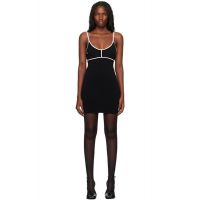 Paris Georgia Black Elemental Colour Contrast Minidress 242438F052008