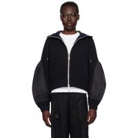 Sacai Black Sponge Sweat Hoodie 242445F097017