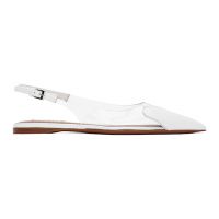 ALAIA White Le Coeur Ballerina Flats 242483F118019