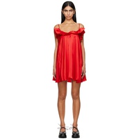 Kika Vargas Red Joan Minidress 242593F052005