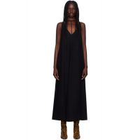 TOTEME Black T-Strap Maxi Dress 242771F055002