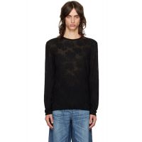 OUR LEGACY Black Regular Long Sleeve T-shirt 242803M213008