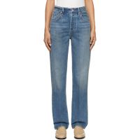 Citizens of Humanity Blue Baretta Relaxed Straight Jeans 251030F069012